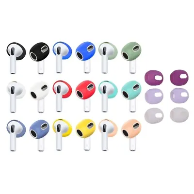 Earpads For AirPods Pods 3 Eartips In Ear Earbuds Color Ear Pads Earphone Covers • £6.02