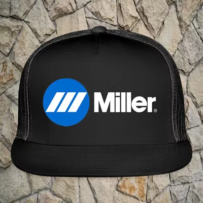 Miller Welding Equipment Black Trucker Hat Cap Adult Size • $26.99