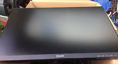 Twin Philips 23.8  V Line Full HD LCD Monitors 243V7QDAB With Dual Desk Mount • £50
