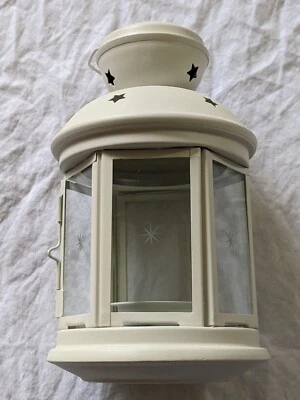 $9.99 • Buy IKEA ROTERA Lantern For Tea Light Candle, Indoor/Outdoor, White 