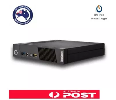 $95 • Buy Lenovo ThinkCentre M93p Tiny Micro PC Intel I5 4570T 8gb 128gb SSD Wifi W10P