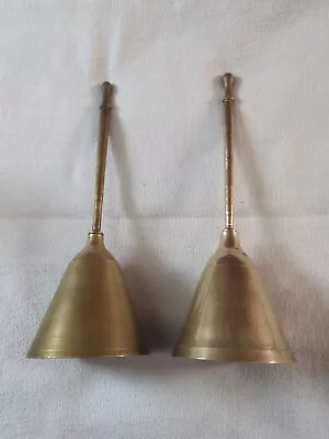 Vintage Brass Hand School/Dinner Bell • $14.99