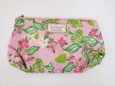 Lilly Pulitzer Cosmetics Toiletry Bag For Estée Lauder Makeup Travel Pink • $14