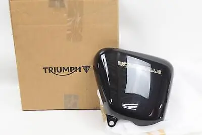  Triumph Bonneville OEM Right Side Panel Fairing Cover Jet Black T2309674-PG • $249.99