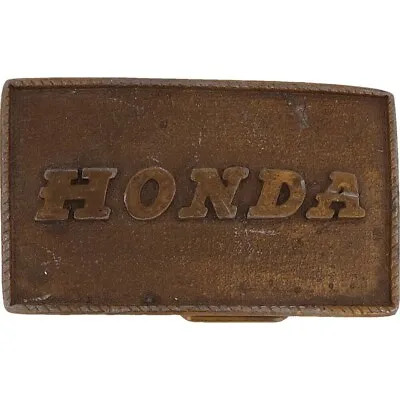 Team Honda Motocross Supercross Hondaline Motorcycle 1980s Vintage Belt Buckle • $25