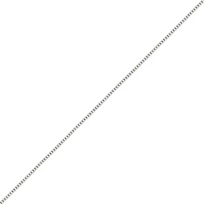 $116.99 • Buy 14K Solid White Gold Fine Box Chain Necklace Women's .70mm Length 16  -24 