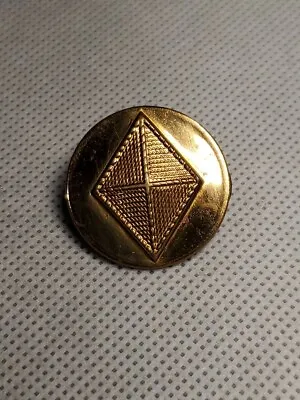 Vintage Military Pin Button Brass  • $5