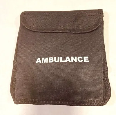 £6.99 • Buy Ambulance Printed General Purpose Large Belt Pouch (BLACK) Paramedic Medic EMT 