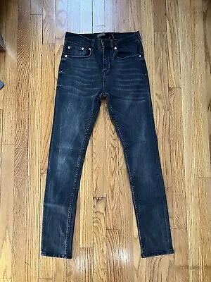 Men’s ZARA Grey Distressed Denim Skinny Jeans - 29 • $20