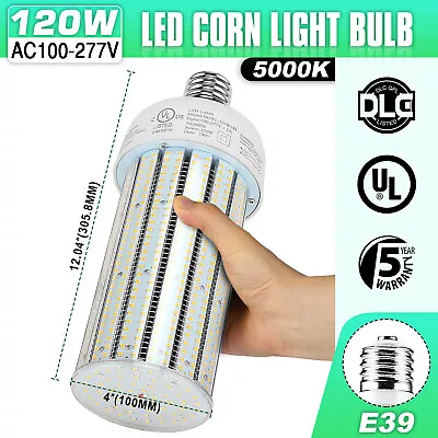 120W LED Corn Light Bulb Replacement 600 Watt Metal Halide HPS CFL HID Lamp E39 • $55.52