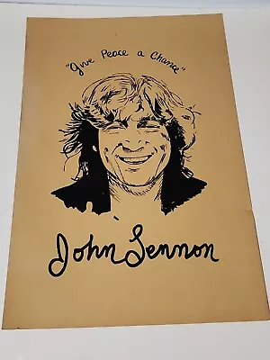 Vintage John Lennon  Give Peace A Chance  POSTER • $7.50