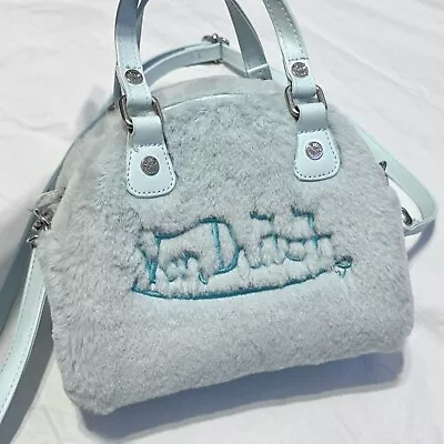 Von Dutch Baby Blue Fur Bag • $138