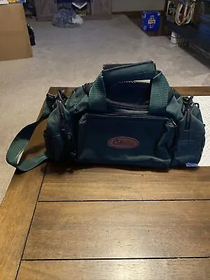 Cabela's Soft Tackle Bag Six Pockets Weather Resistant W/strap Duffle Bag • $21