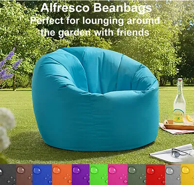 Classic Beanbag Gaming Beanbags Adult Bean Bag Gaming Chair Garden Bean Bags • £44.99