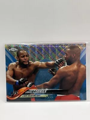 2018 Topps UFC Chrome DANIEL CORMIER #3 BLUE WAVE REFRACTOR /75 Rare Jon Jones  • $17.99