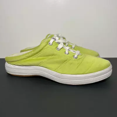 Womens KEDS Micro Stretch Lime Green Slip On Shoes / Size 6.5 • $27