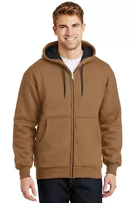 Cornerstone Men Heavyweight Thermal Full-Zip Sweatshirt CS620 XS-6XL • $64.16