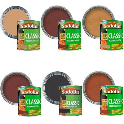 Sadolin Classic Wood Protection Multiple Colours Available Size 1L & 2.5L • £37.99