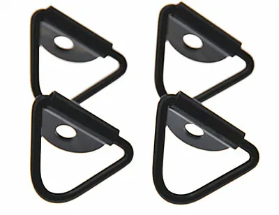 Tie-Down D-Ring Anchors Black 1215 STEEL Bolt On Trailer Tie Downs US 4 Pack  • $12.59