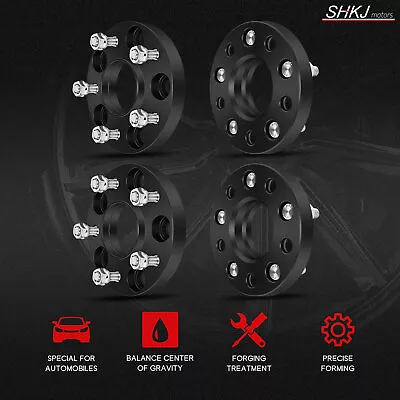 (4) 20MM Wheel Spacers 5X4.5 12X1.5 For Hyundai Genesis Mazda 3 Jeep Compass • $67.72