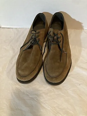 Vintage Brunswick Mens Brown Bowling Shoes Retro Lace Up • $25