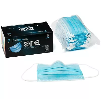 ASTM LEVEL 1 3 Ply Blue Disposable Medical Surgical Protection Filter Face Masks • $13.99