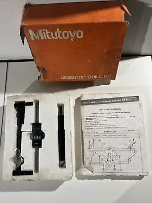 Mitutoyo Digimatic Quill Kit 053906 0.0005 In (572 Series) (Joe) • $220