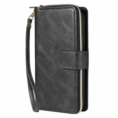 Zipper Wallet Leather Cards Case For IPhone 14 15 Pro Max 13 12 11 XS Max XR 7 8 • $15.35