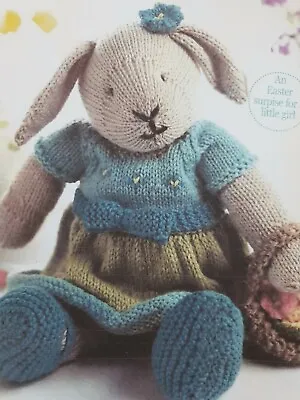 DK Knitting Pattern Easter Bunny  43cm Tall  (128) • £1.95