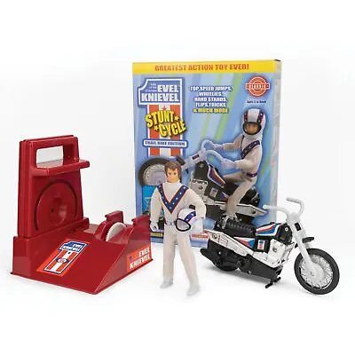 Evel Knievel Stunt Cycle - The Amazing Wind Up And Go Action Toy Launcher For Ul • $226.86