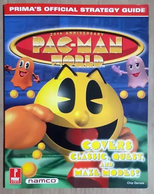 Pac-Man World 20TH Anniversary Edition Prima's Official Strategy Game Guide PS1 • $24.95