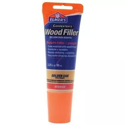 Elmer's E861 Carpenter's Wood Filler 3.25-Ounce Tube Golden Oak • $11.79