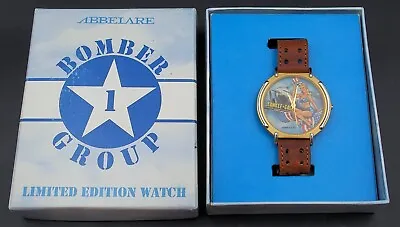 Vintage Aircraft Nose Art Bomber Limited Edition Character Watch In Box • $59.99