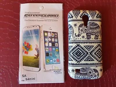 Silicone Gel Case Skin Cover Samsung Galaxy S4 Mini GT-i9190 / Screen Protector • £3.49