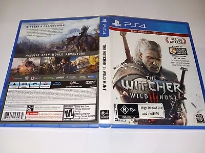 The Witcher Iii Wild Hunt (sony Ps4 Game  R18+) • $19.95