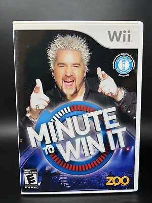 Minute To Win It (Nintendo Wii) *COMPLETE W/ MANUAL - TESTED* • $6.99