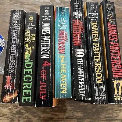 James Patterson Women’s Murder Club Lot Of 7 Paperbacks Good To VG Cond • $7