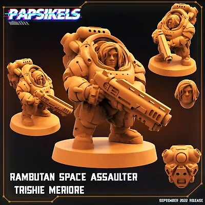 Trishie Meridre | Space Assaulter | Rambutan | Papsikels | 32mm Scale • $12