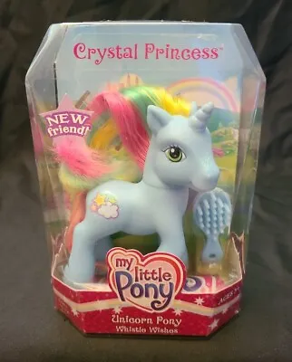 New My Little Pony G3 Whistle Wishes Unicorn Pony Crystal Princess Series 2006  • $29.98