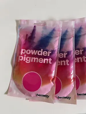 Hemway Grout Dye Pigment Colour Powder Fluorescent Neon Hot Pink 100g • £10