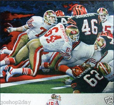 Corning SUPER BOWL XVI S/N Embellished Litho With Montana ReMarque Not A Giclee • $799