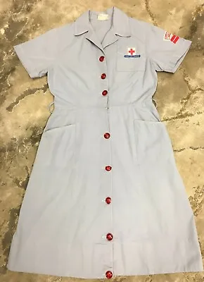 Vintage Blue Nurses Uniform Dress • $85