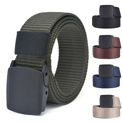 Unisex Outdoor Nylon Belt Non-Metallic Non-Magnetic Non-Slip Wear-Resistantbelt • $5.98