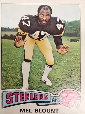 1975 Topps #12 Mel Blount - Pittsburgh Steelers  • $10