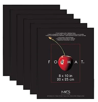 MCS Format Frame 8x10 Black Value Pack Of 6 (Same Shipping Any Qty) • $22.26