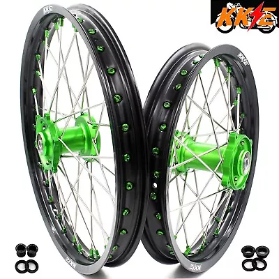 KKE 19/16 Dirt Bike Wheels Rims Fit Kawasaki KX80 KX85 1993-2023 KX100 2014-2021 • $499