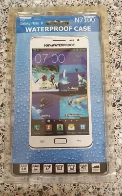 Waterproof Case For Galaxy NOTE 2 BRAND NEW Clear • £5