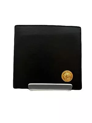 Versace Wallet Leather Black USED Y0315-64 • $14.98