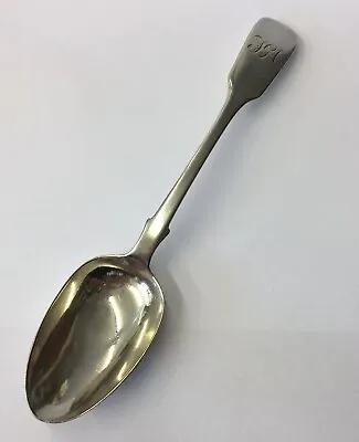 Antique 1854 Chawner & Co Solid Silver Victorian Spoon Initialed 17.5cm Long  • £39