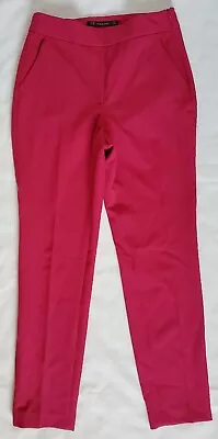 Zara Basic Dress Pants Women's XS 26x27 Flat Front Trousers High Rise Defect • $13.60